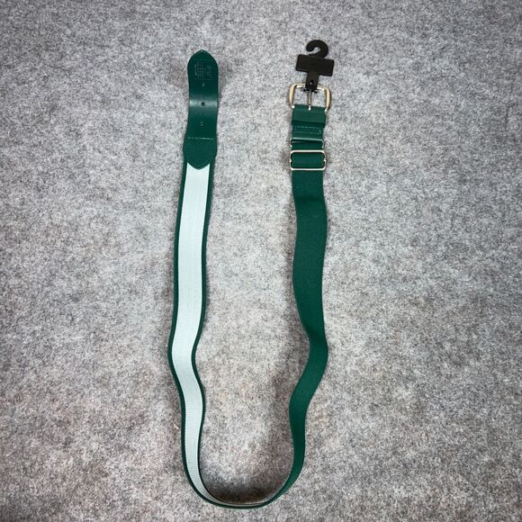 All Star Baseball Mens Belt Green Adjustable Sports Stretch Softball Casual Team - Picture 1 of 4
